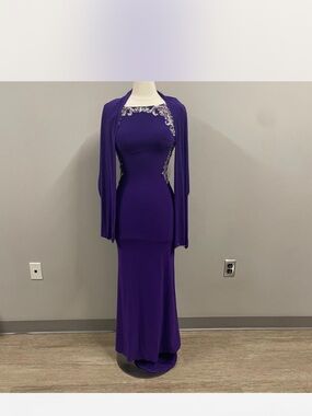 Wedding guest dress with shawl